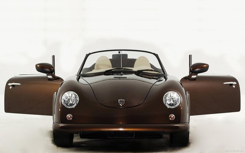 Brown Convertible Car — Neutral