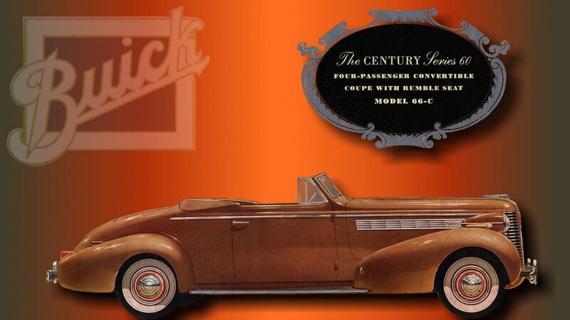 Brown Convertible Car — Orange