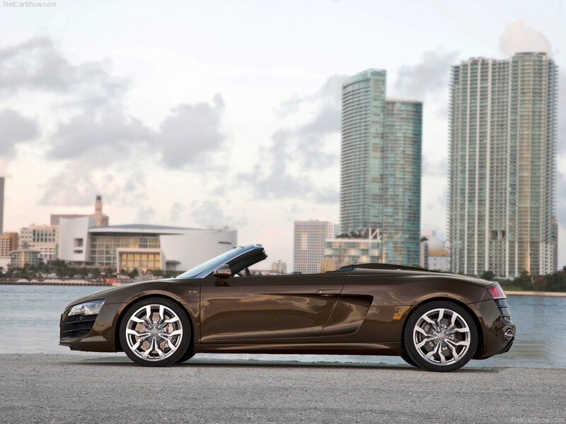 Brown Convertible Car