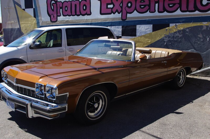 Brown convertible classic car