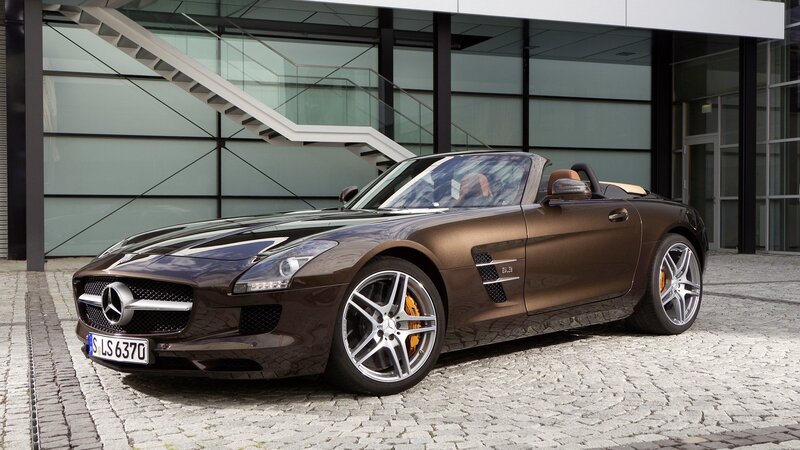 Brown Convertible Sports Car — Modern