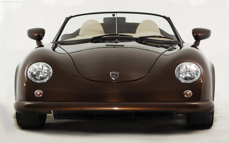 Brown Convertible Sports Car — Neutral