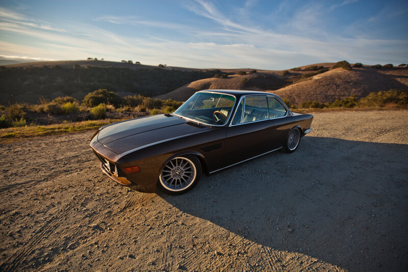 Brown Coupe Car — Serene, Sunset