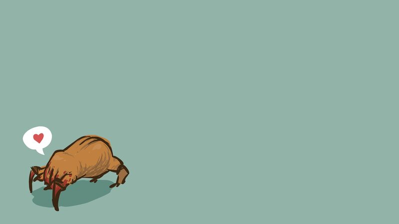 Brown Creature with Heart