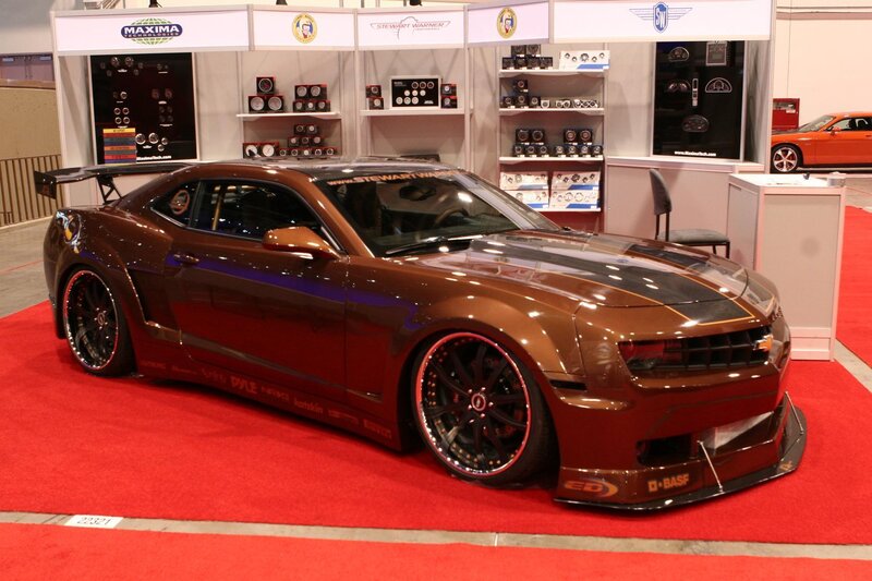 Brown Custom Camaro