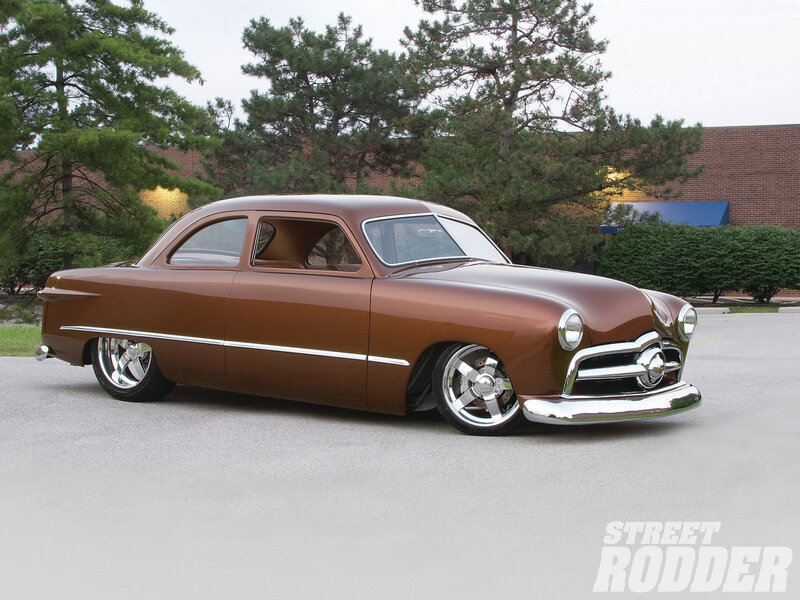 Brown Custom Coupe Car