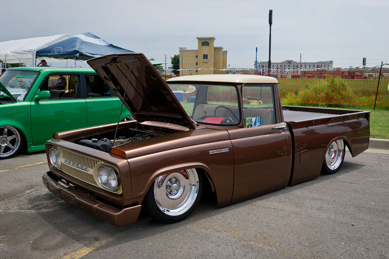 Brown Custom Pickup Truck — Outdoor