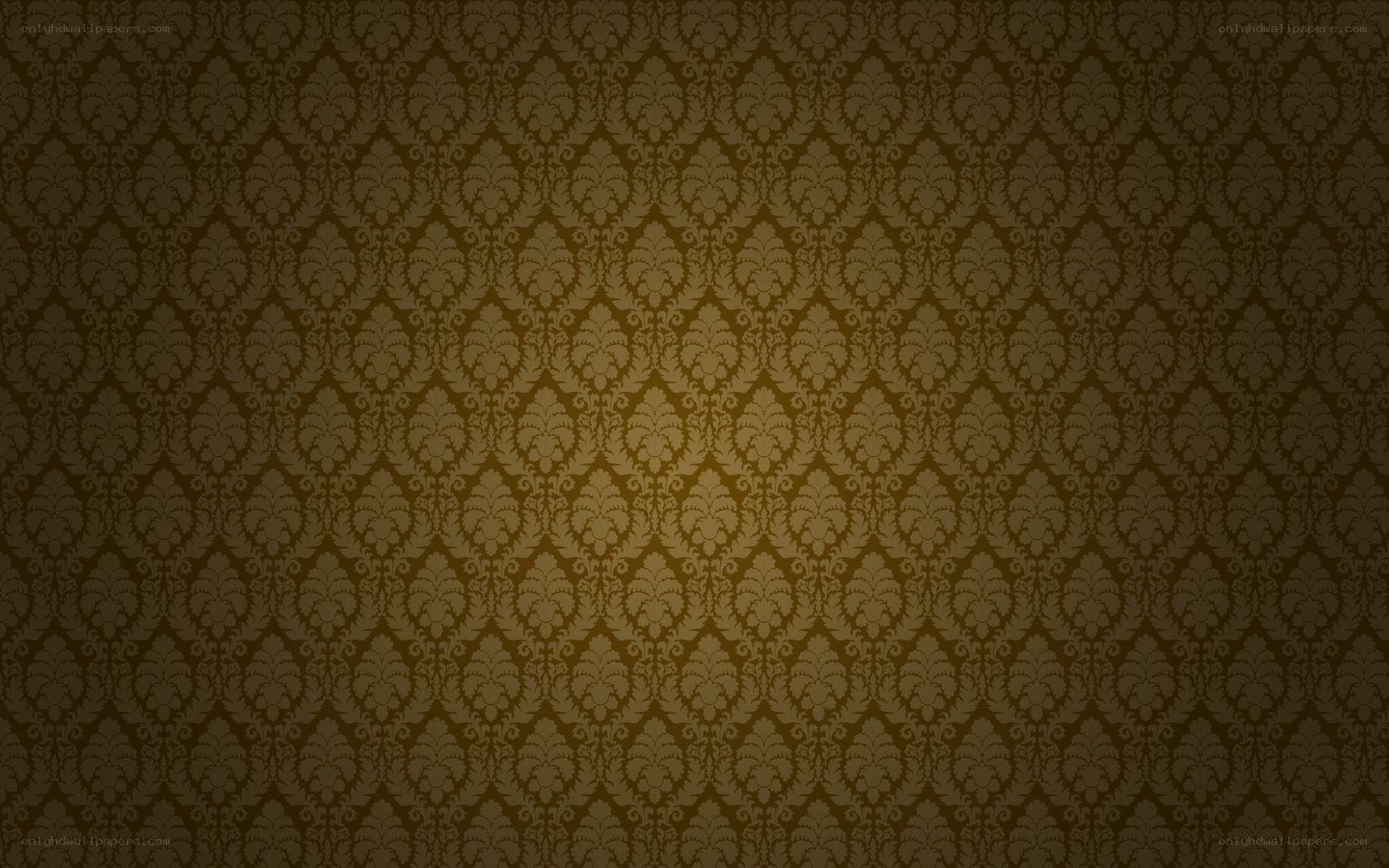 brown damask pattern