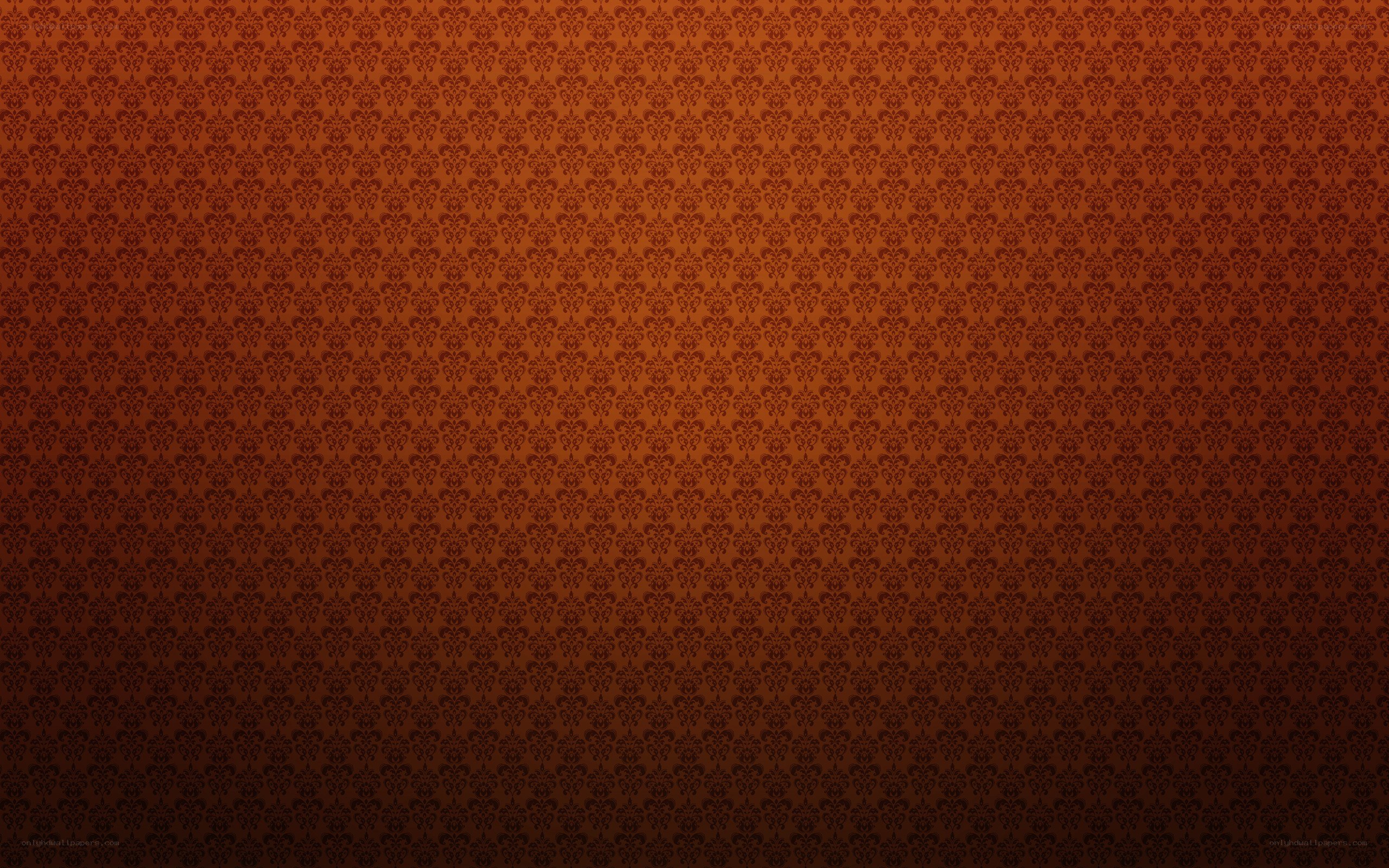 brown damask pattern background