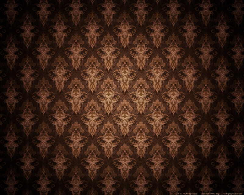 Brown Damask Pattern — Ornate