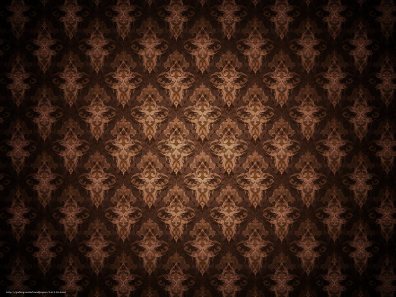 brown damask pattern wallpaper