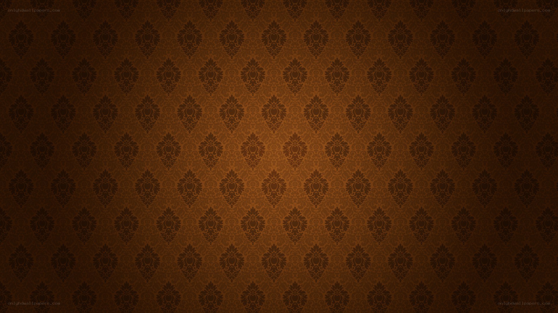 brown damask wallpaper pattern