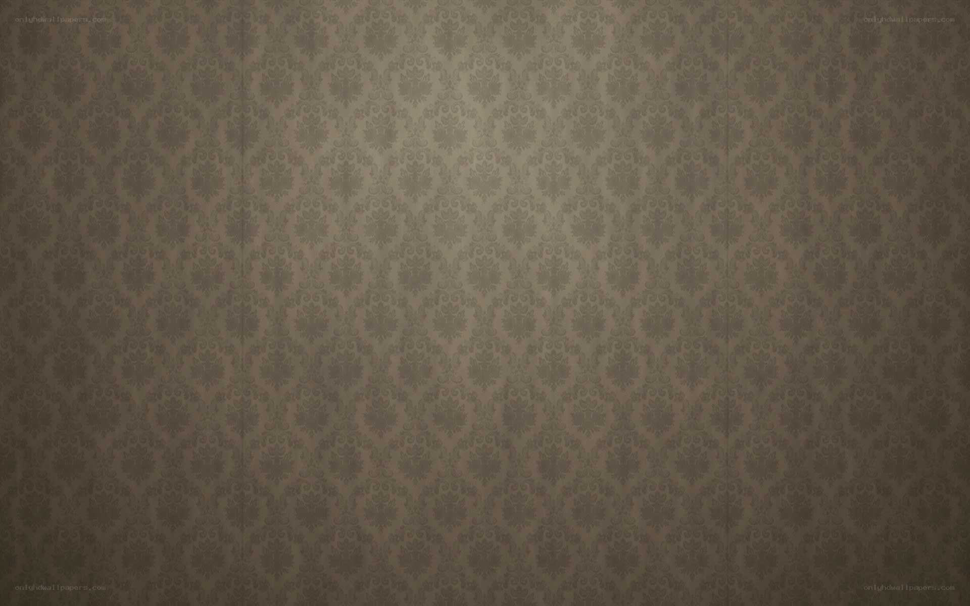 brown damask wallpaper pattern