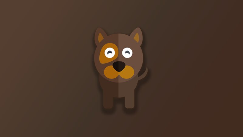 Brown Dog Illustration