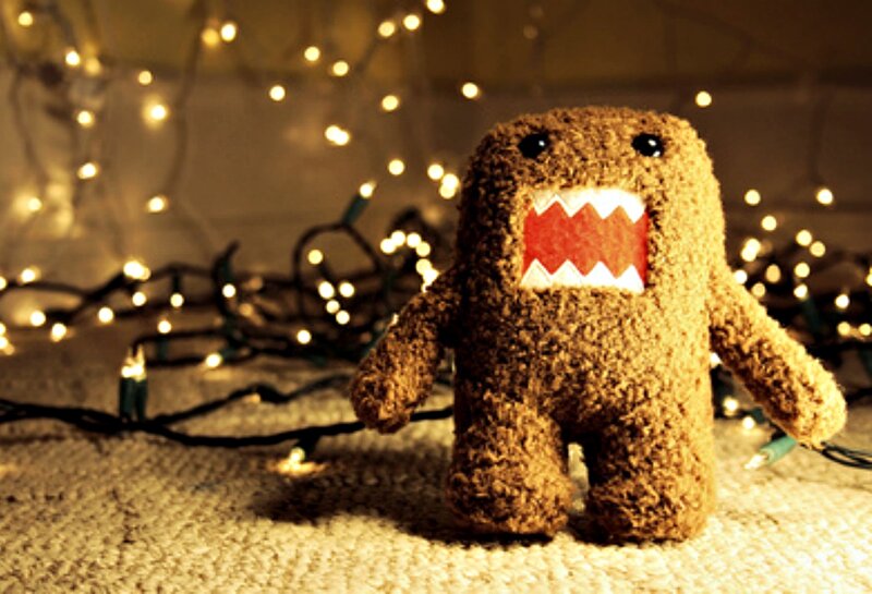 Brown Domo Plush Toy