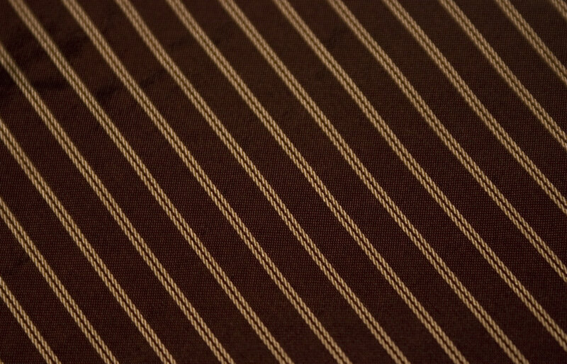 brown fabric with diagonal stripes