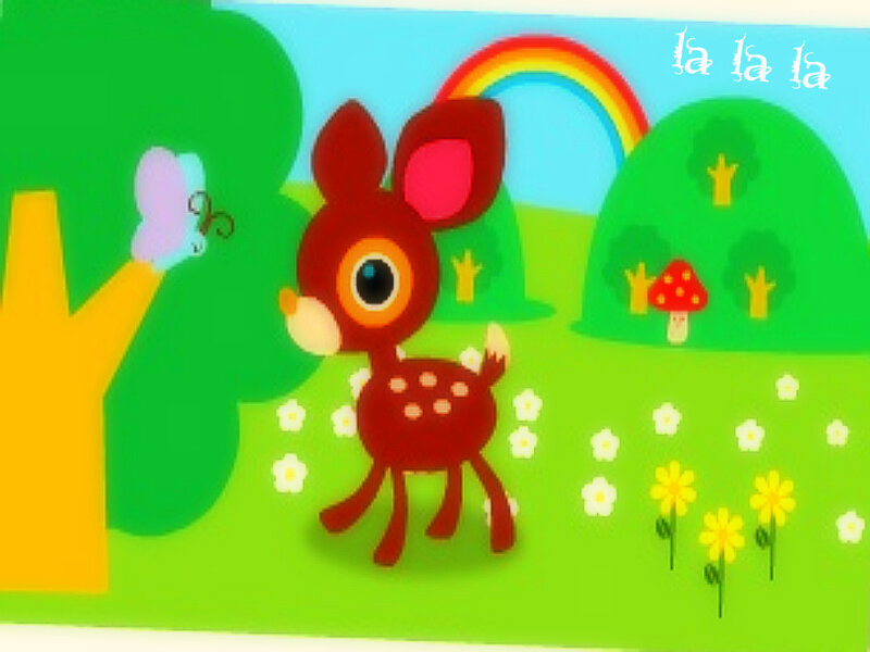 Brown Fawn in Field