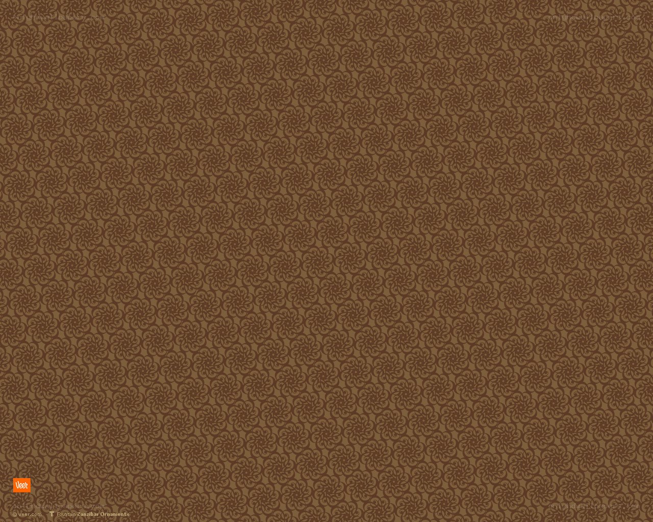 brown floral pattern background