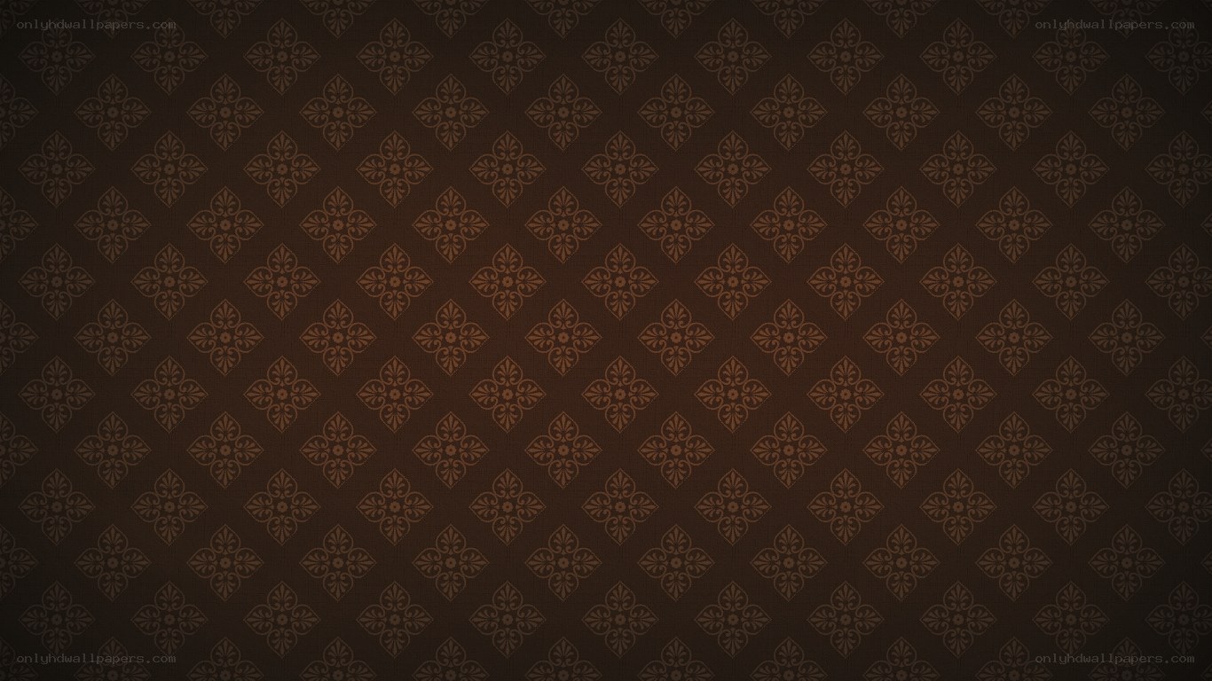 brown floral pattern background