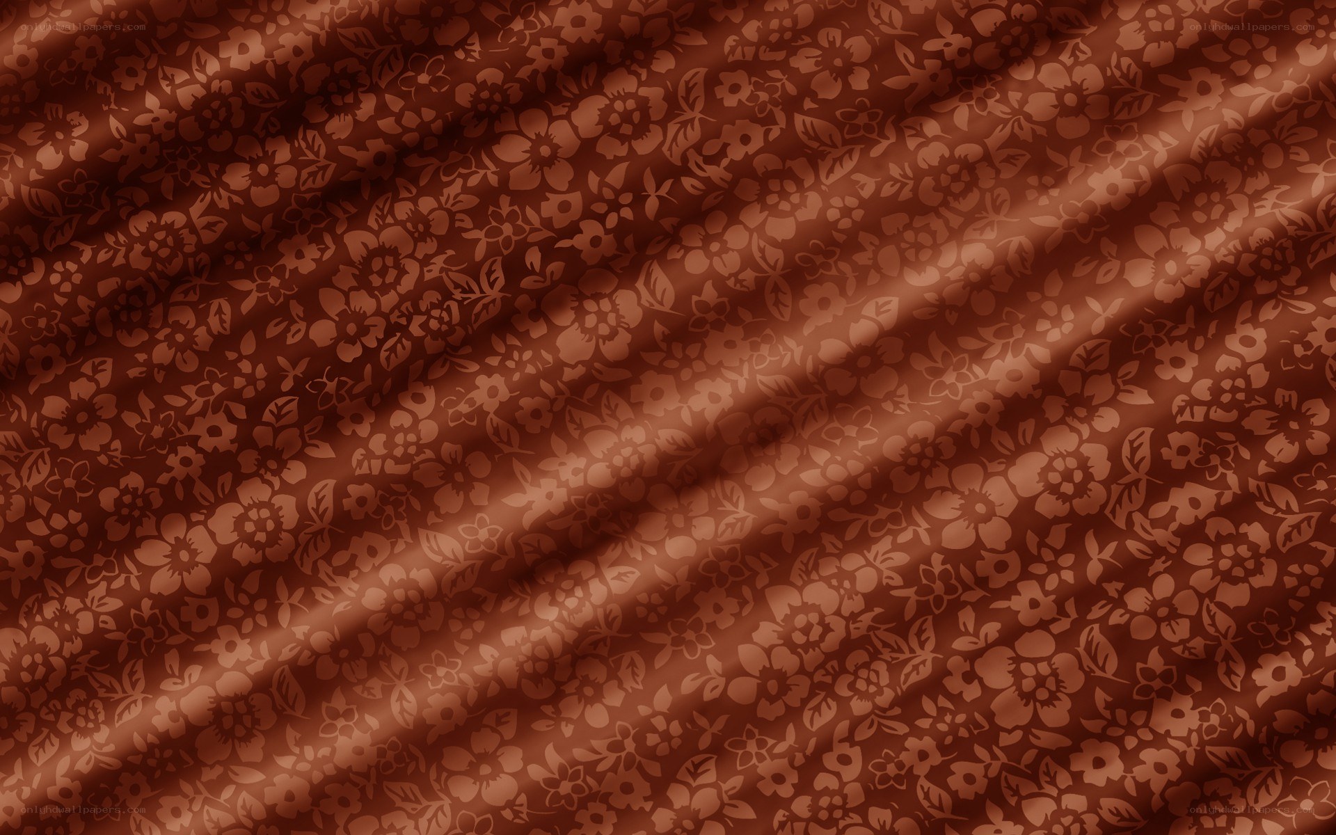 brown floral pattern background