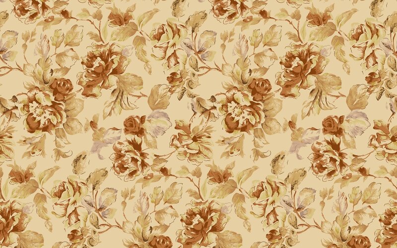 brown floral pattern background