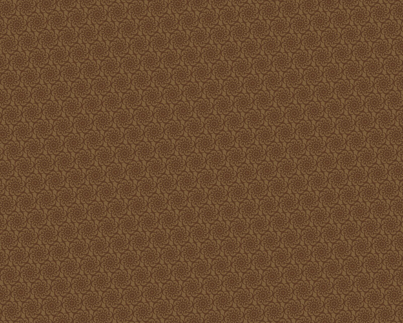 Brown Floral Pattern — Calm
