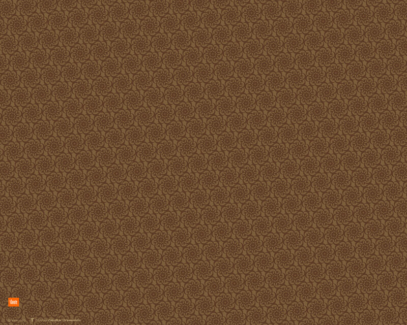 Brown Floral Pattern