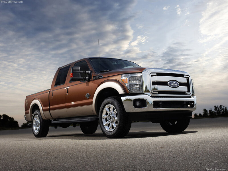 Brown Ford Pickup Truck — Dramatic