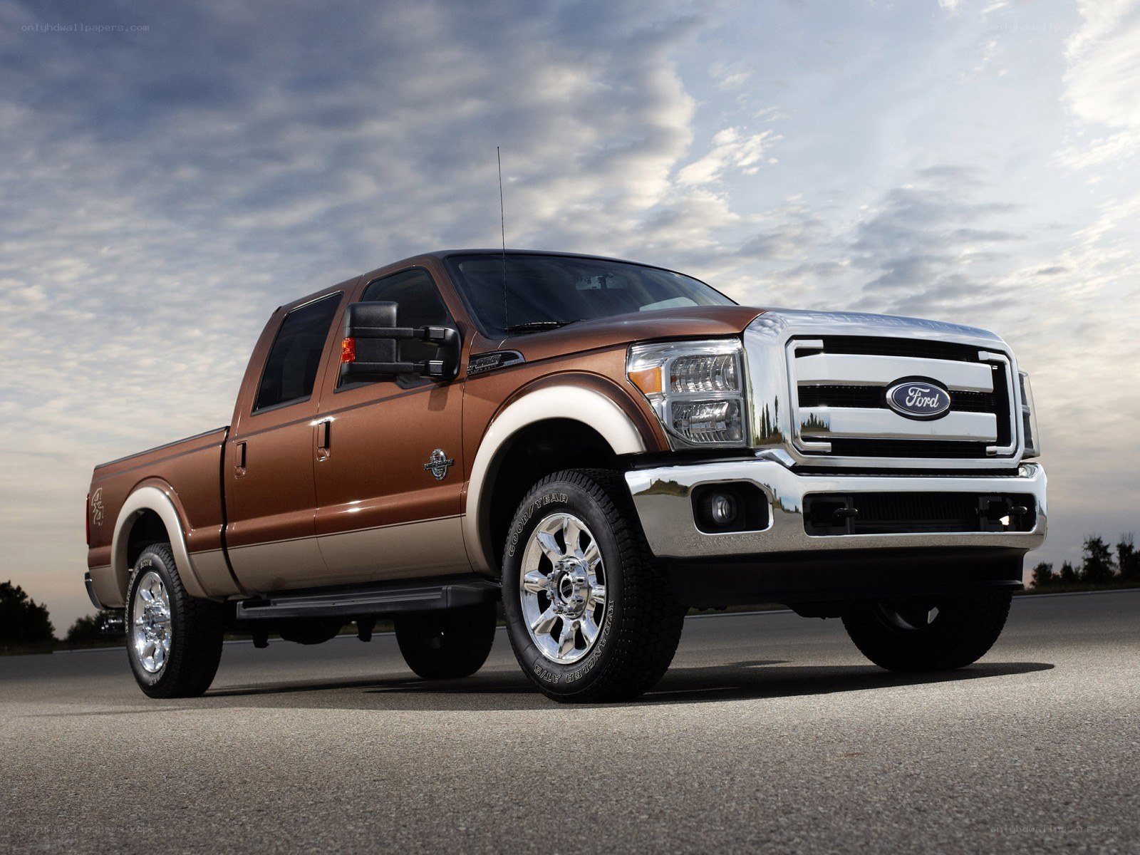 brown Ford pickup truck