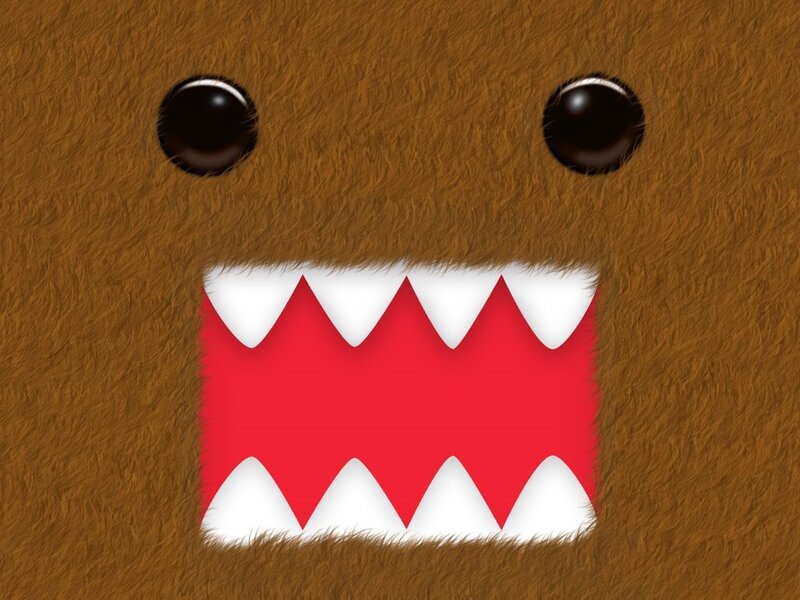 Brown Furry Character — Playful