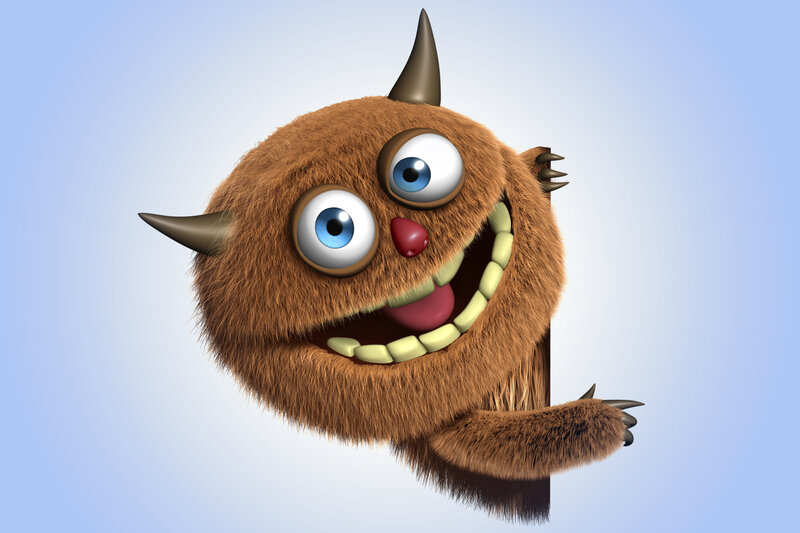 Brown Furry Monster