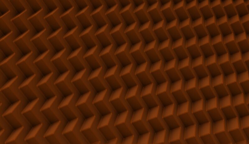 brown geometric pattern