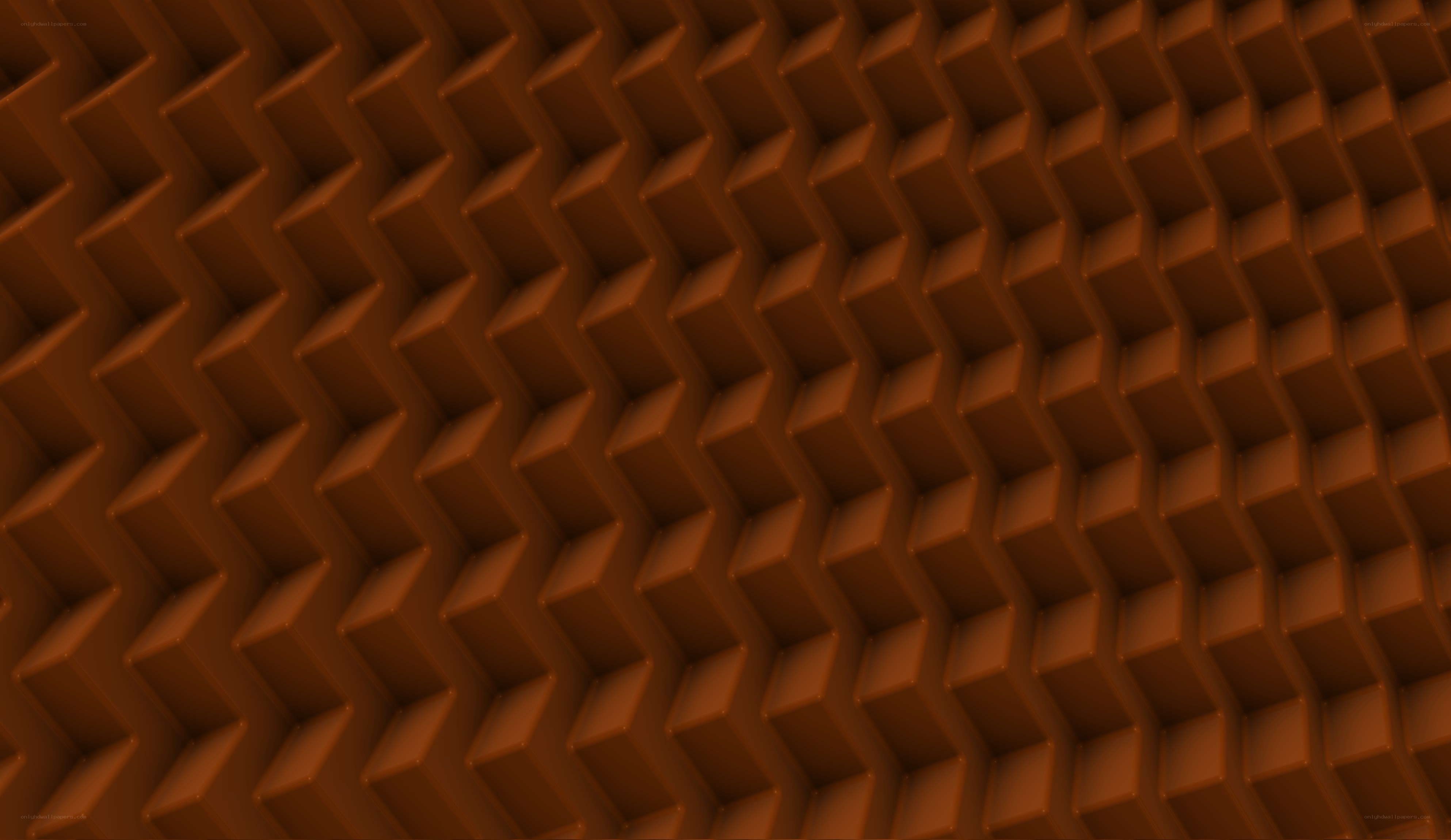 brown geometric pattern