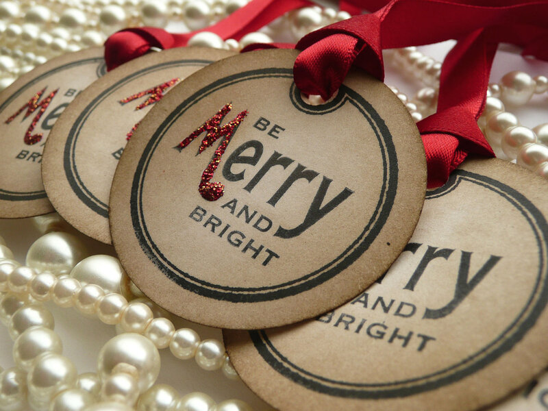Brown Gift Tags