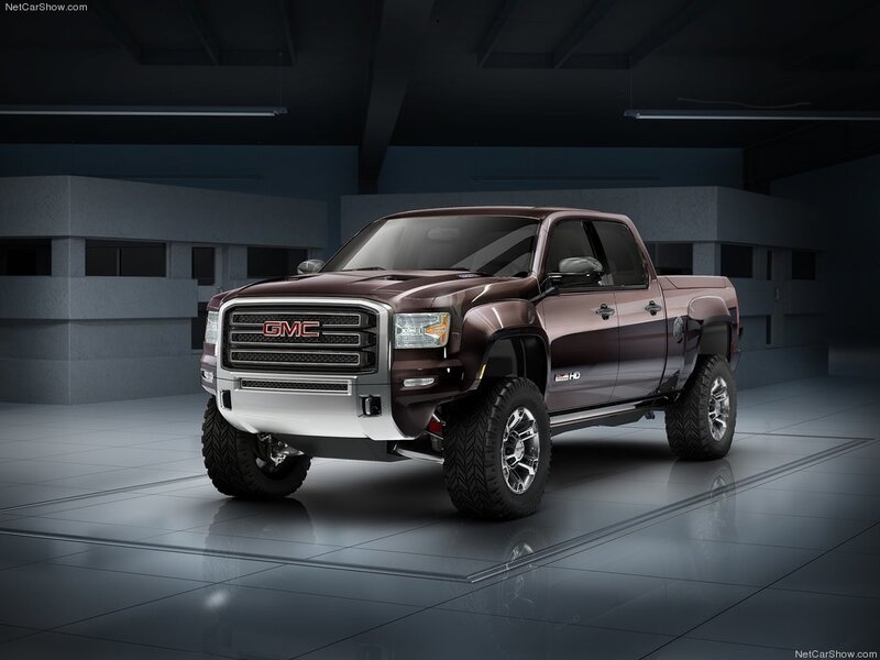 Brown GMC Pickup Truck