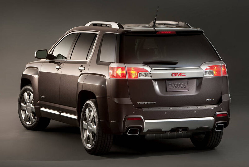 Brown GMC Terrain SUV — Gray