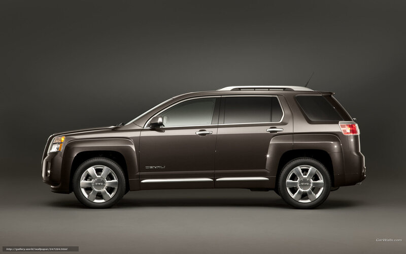 brown gmc terrain suv