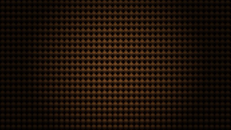 Brown Grid Pattern — Black