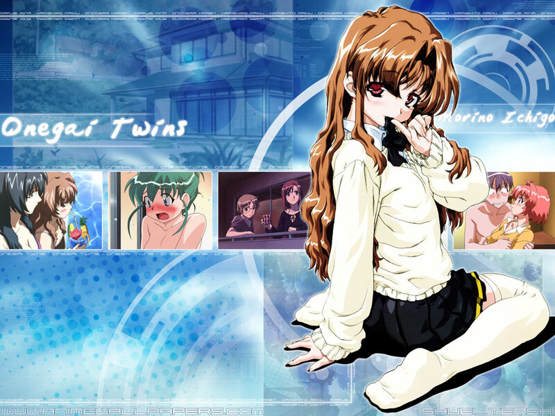 Brown-haired Anime Girl — Blue