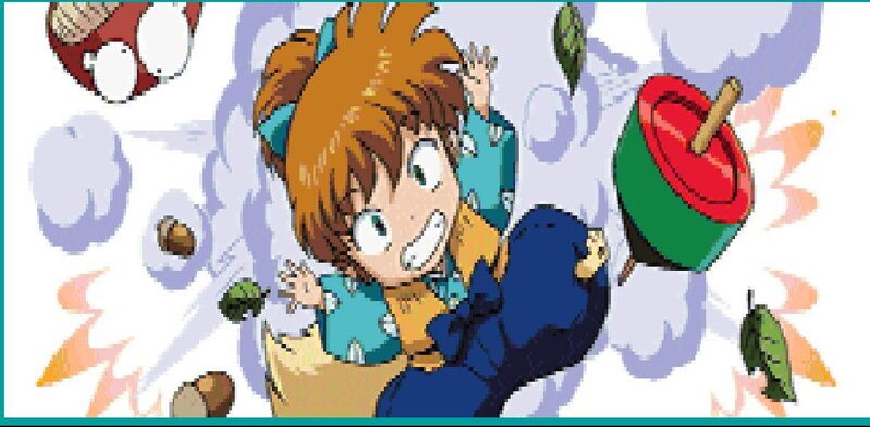 Brown-haired Girl in Motion