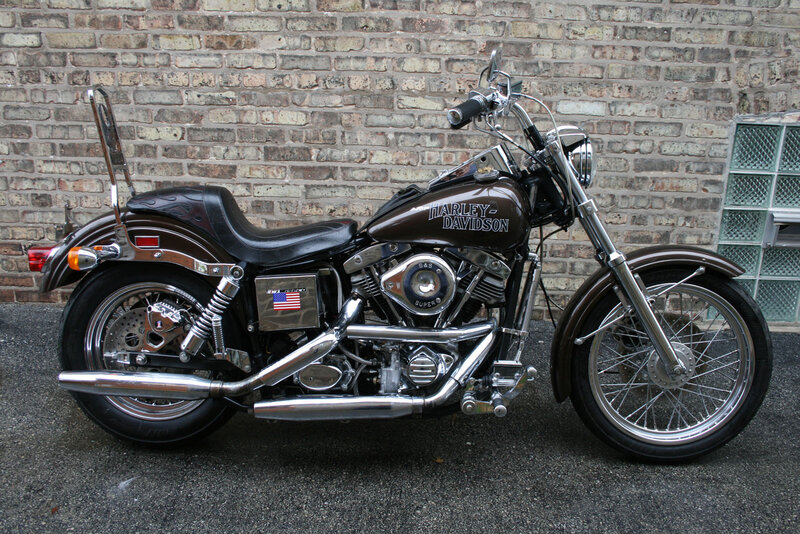 Brown Harley-davidson Motorcycle — Neutral