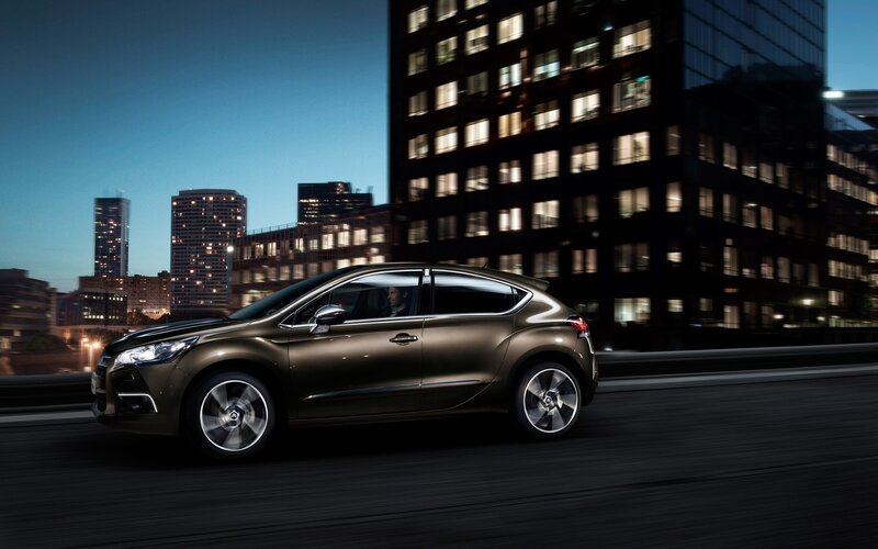 Brown Hatchback Car — Dramatic