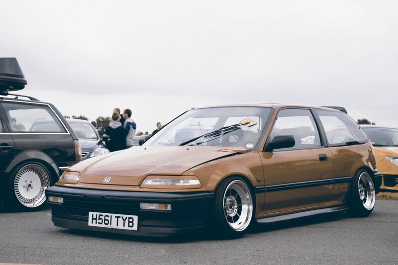 Brown Honda Civic