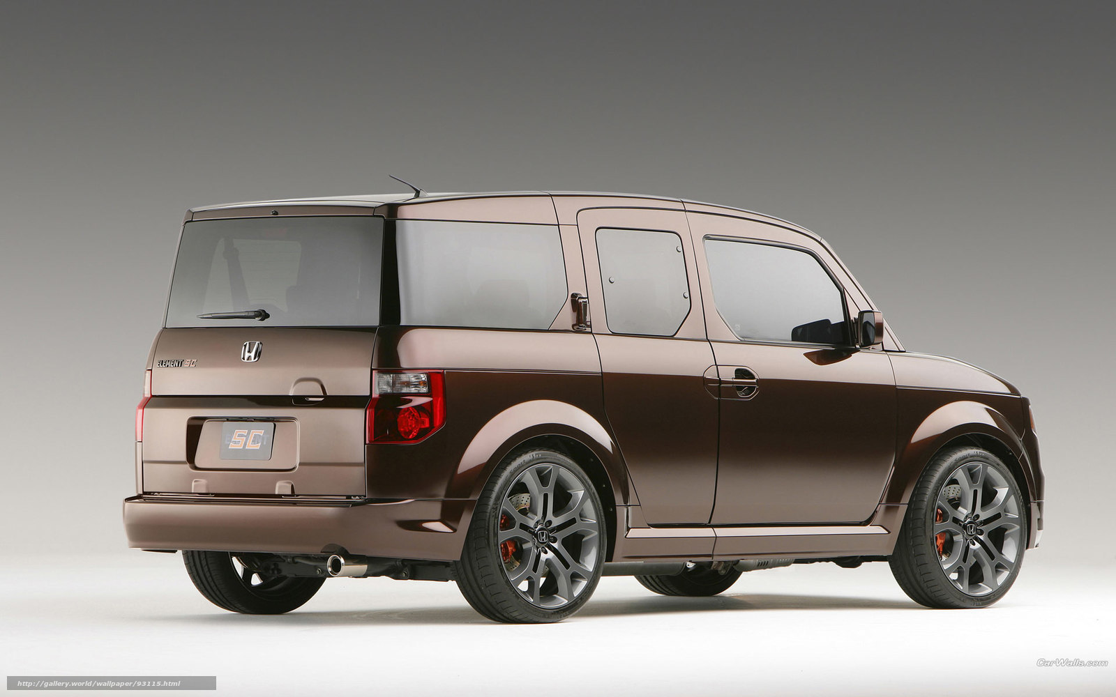 Brown Honda Element SC