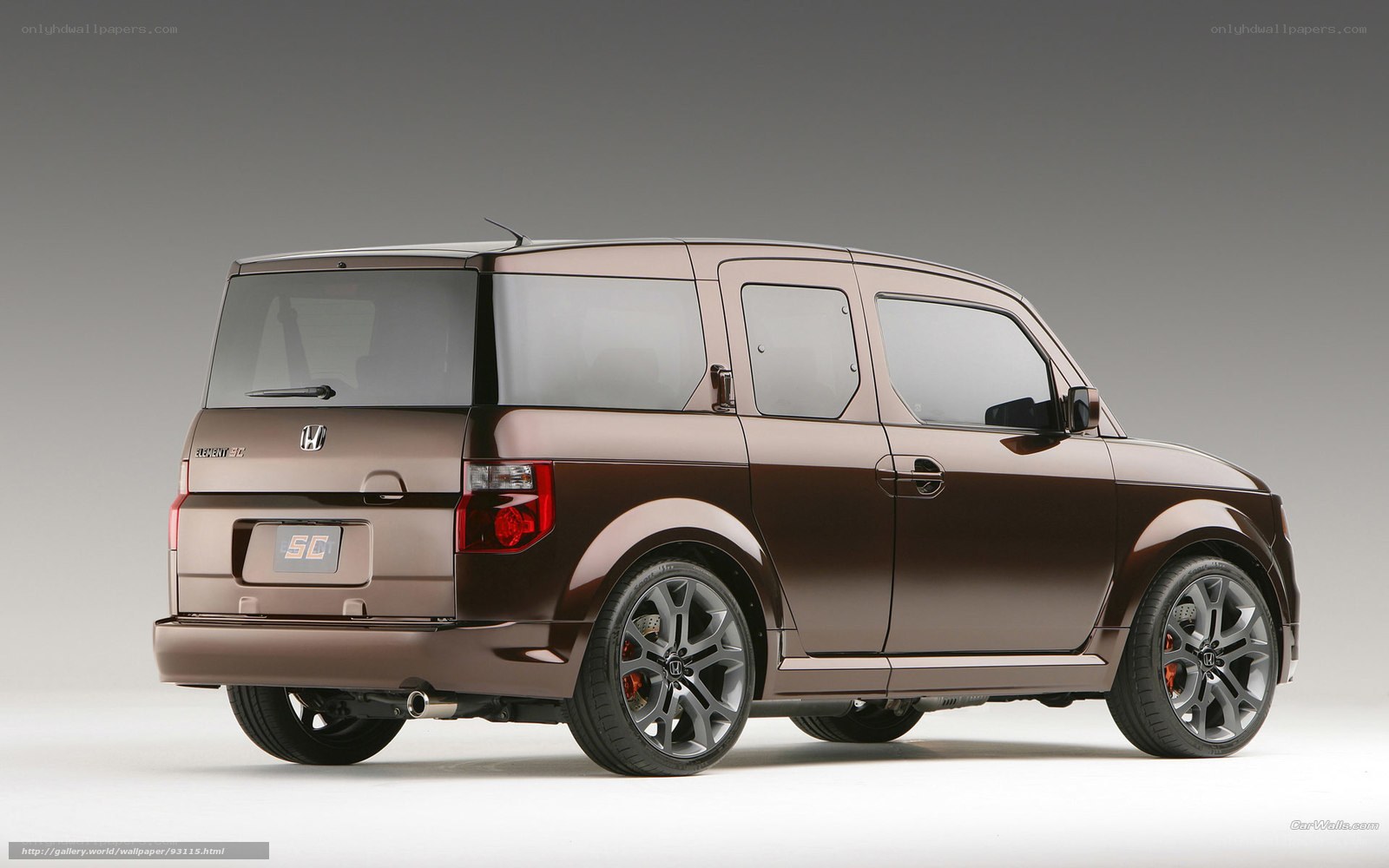 Brown Honda Element SC