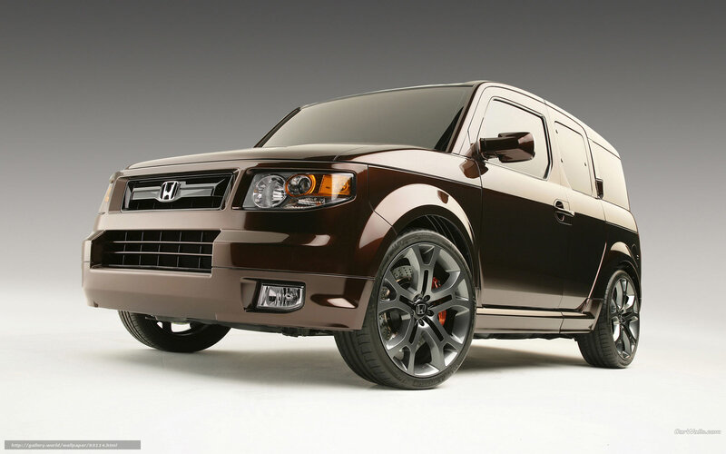 Brown Honda Element