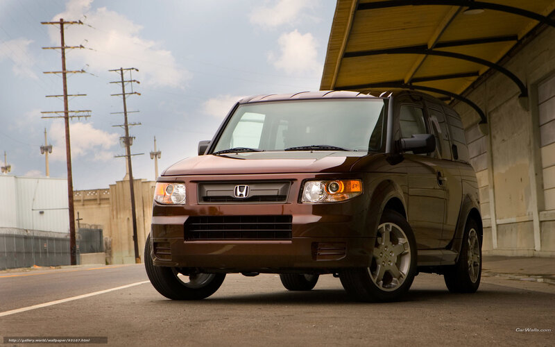 Brown Honda Element — Urban