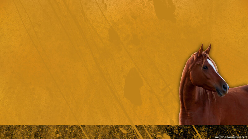 Brown Horse Head — Yellow