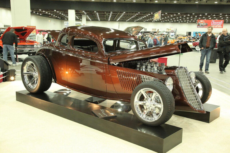 Brown Hot Rod Car — Showcase, Photograph