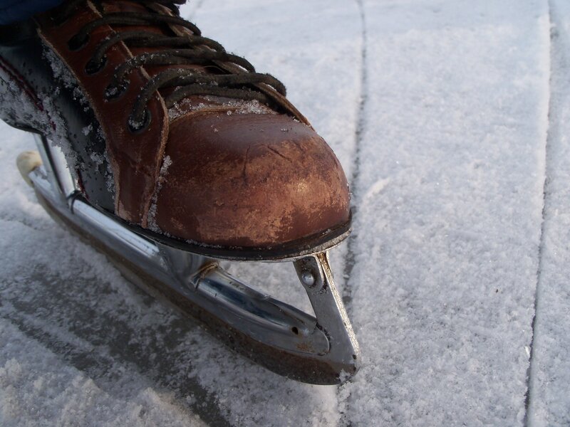 Brown Ice Skate